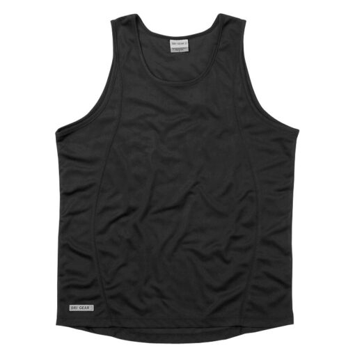 BMV Dri Gear Plain Singlet - Mens Sizes S-5XL
