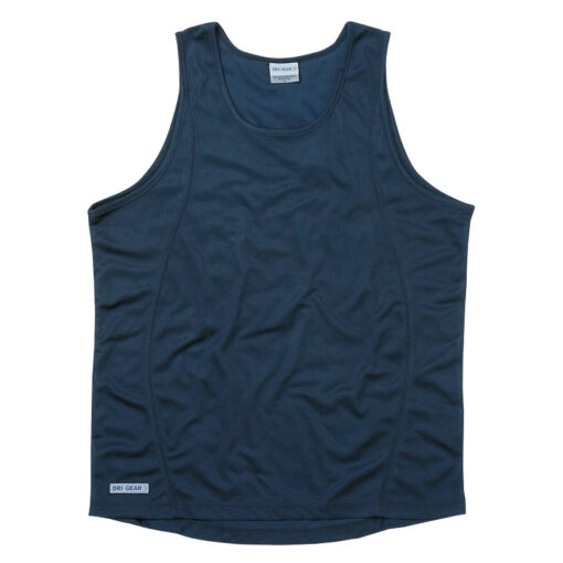 BMV Dri Gear Plain Singlet - Mens Sizes S-5XL - Image 2