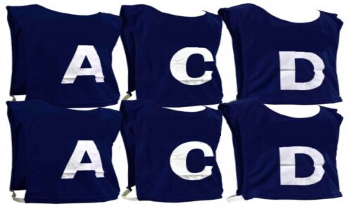 Netball bib set 6 a side Adult