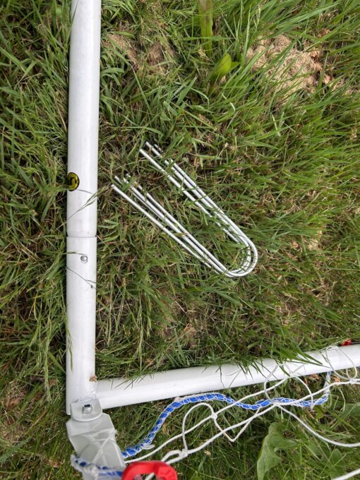 Multi-purpose Steel Soccer Goal and Rebounder - 1.8m x 1.2m - Image 8