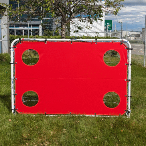 Multi-purpose Steel Soccer Goal and Rebounder - 1.8m x 1.2m