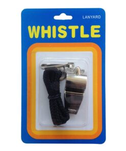 Metal Whistle with Lanyard