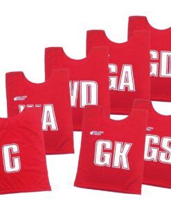 Silver Fern Netball Bib Set of 7- Large